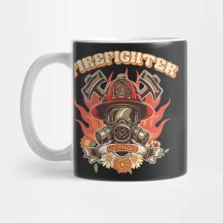 Firefighter woman Fire girl Mug